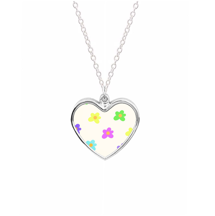 Cute Flower Pattern - Floral Necklace