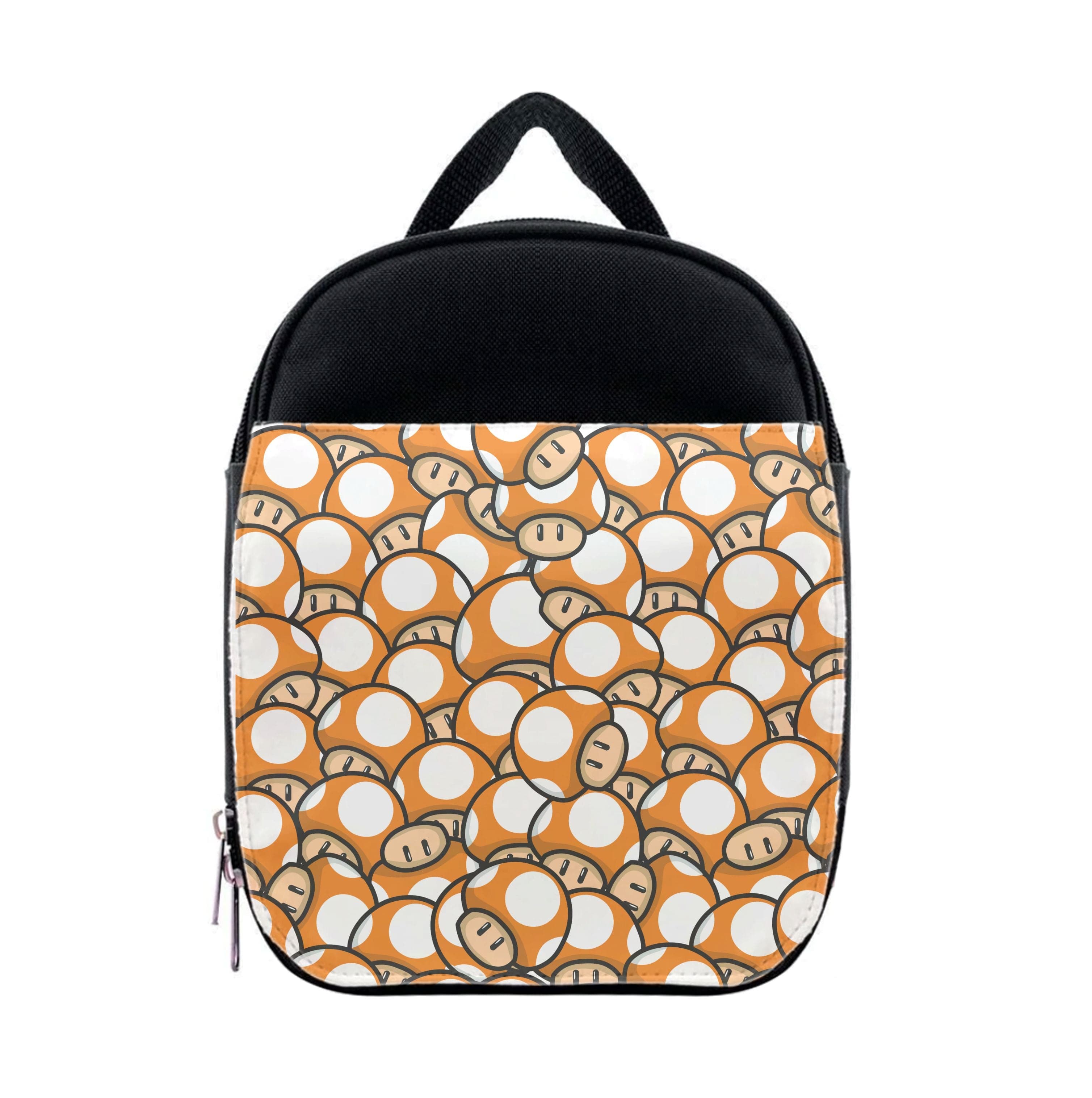 Mushroom Pattern - Orange Lunchbox