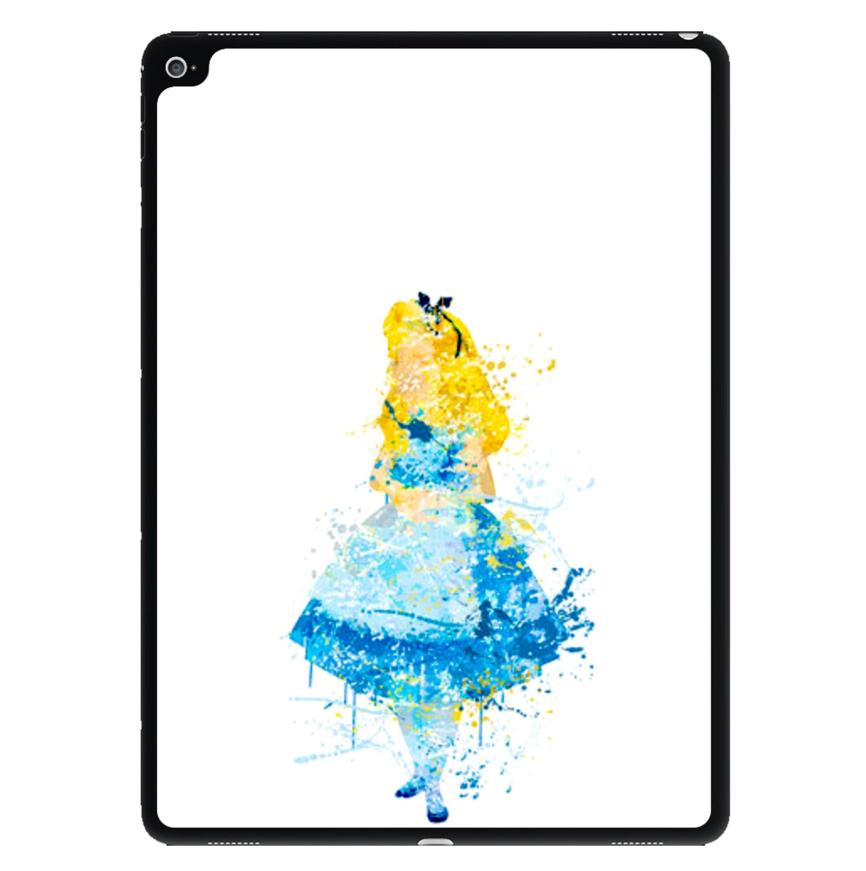 Watercolour Alice in Wonderland Fairytale iPad Case