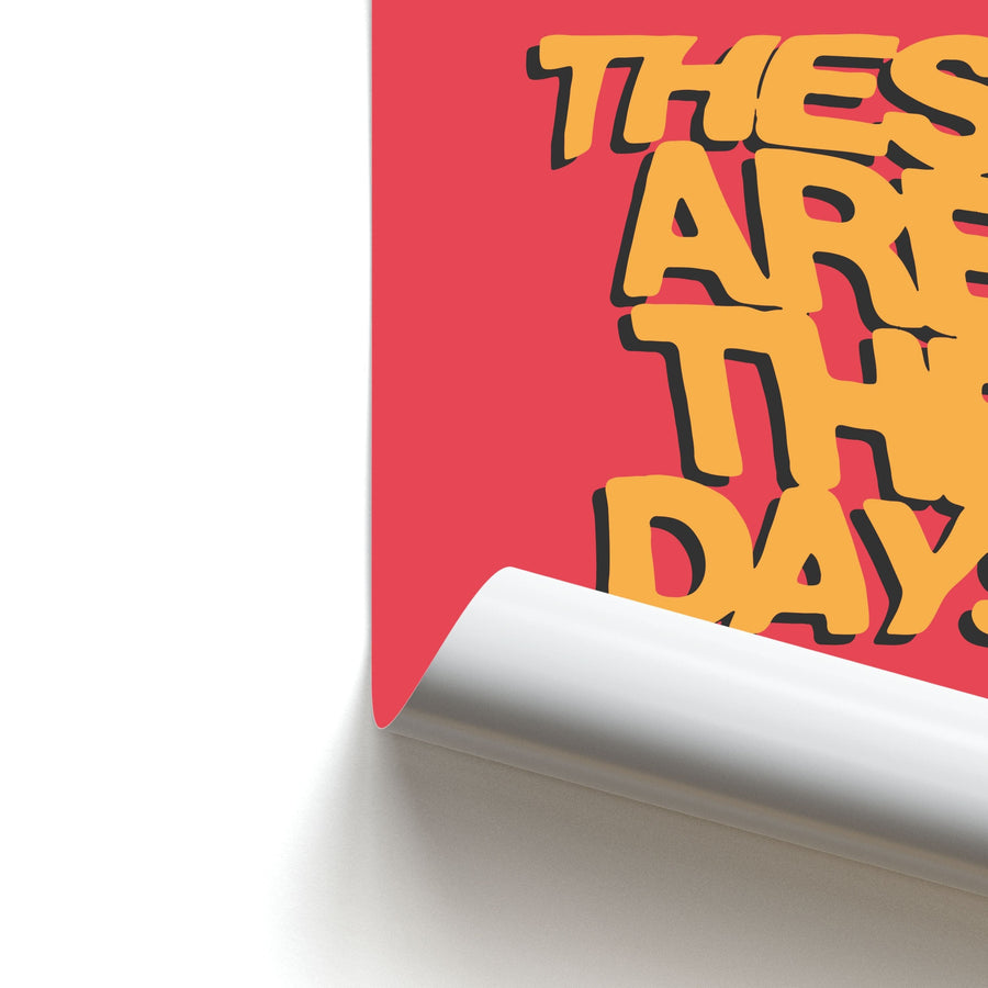 These Are The Days - Inhaler Poster