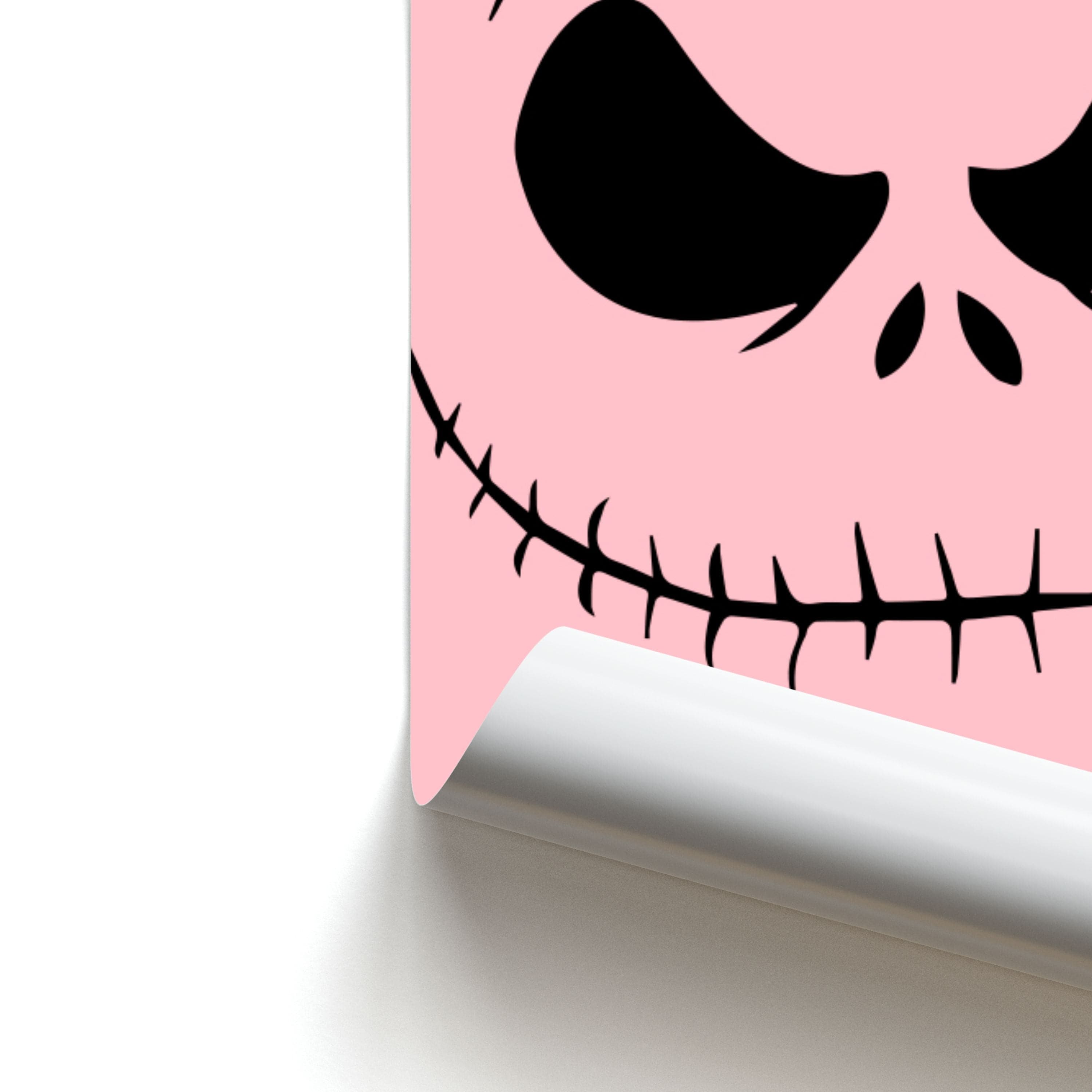 Pink Jack Skeleton Poster