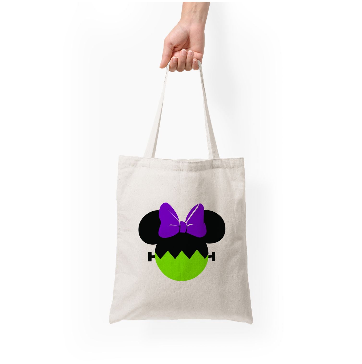 Frankenstein Girl Mouse Halloween Tote Bag