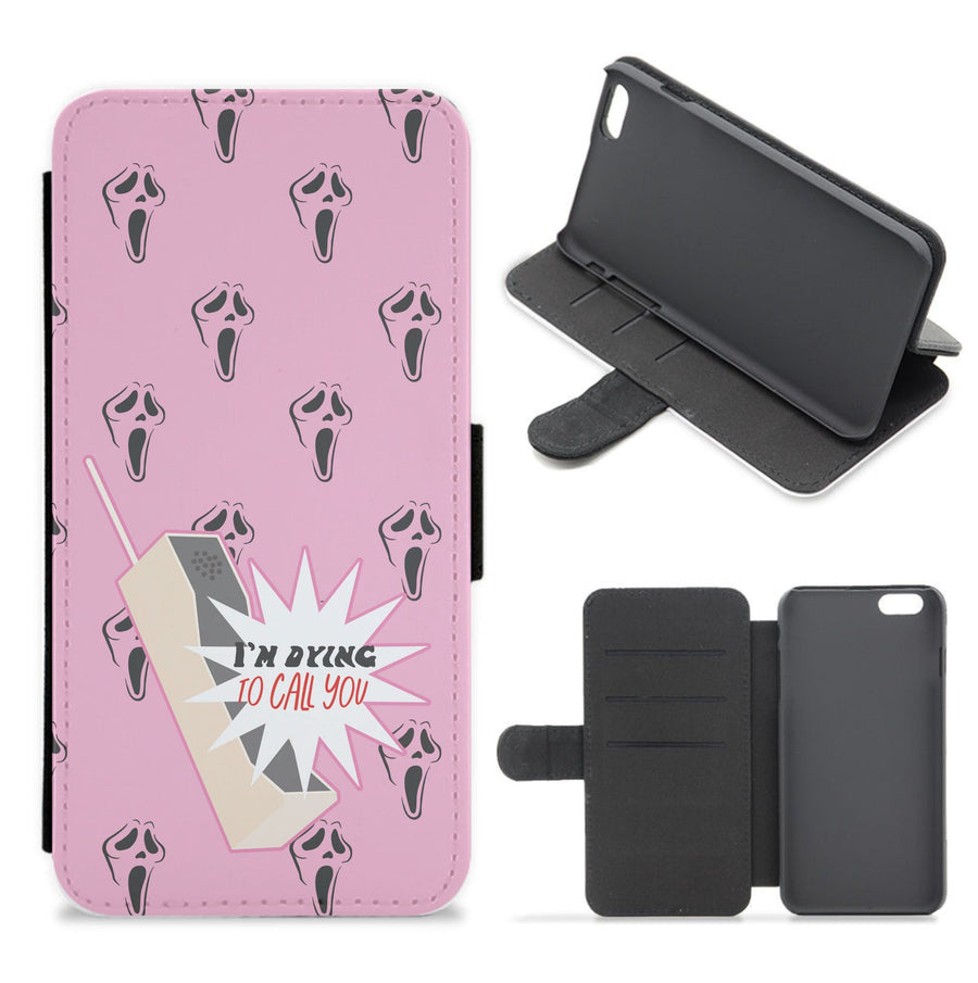 I'm Dying To Call You - Scream Flip / Wallet Phone Case