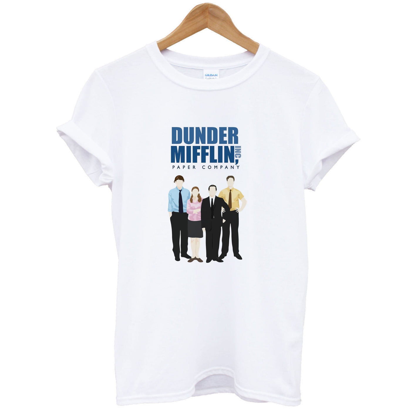 The Office Cartoon - Dunder Mifflin T-Shirt