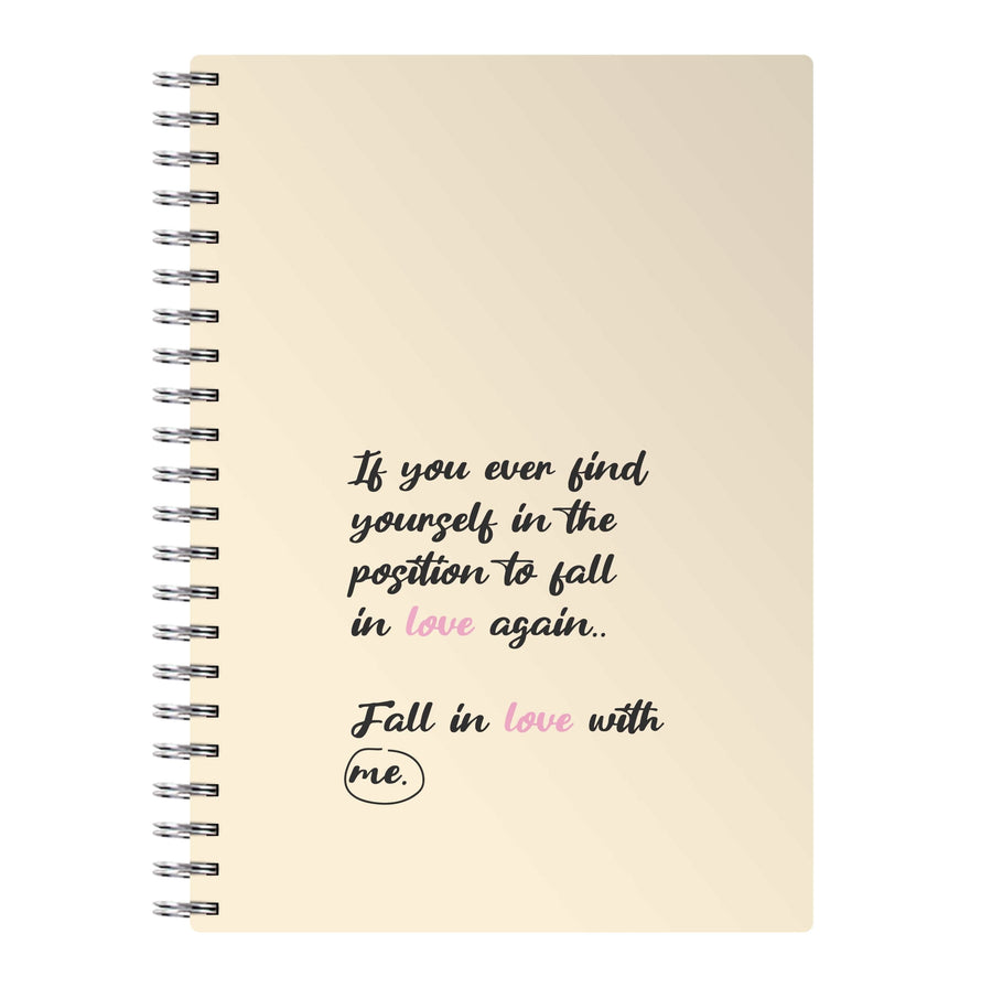 Fall In Love With Me - It Ends With Us Notebook