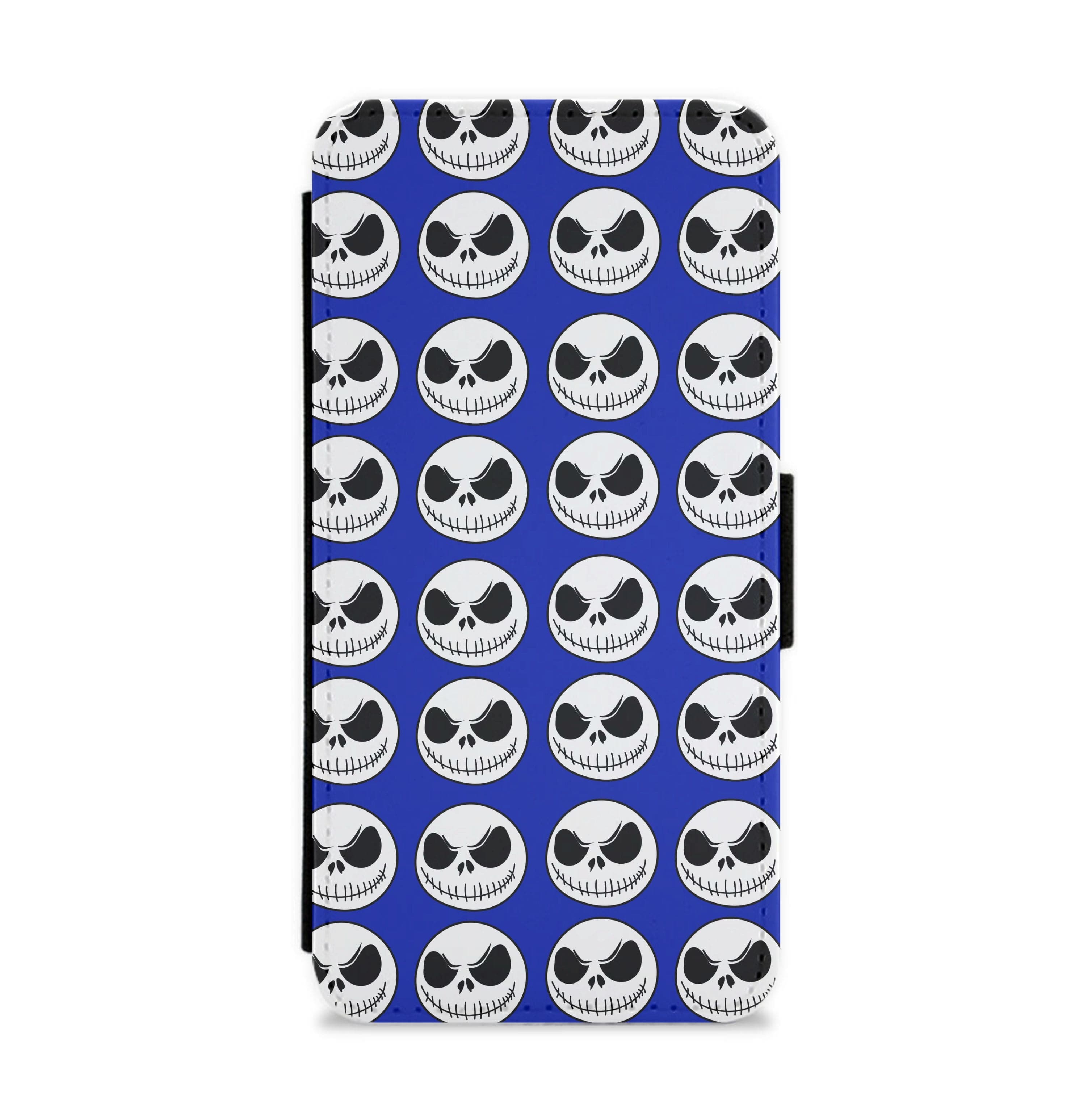 Skellington Pattern - TNBC Flip / Wallet Phone Case