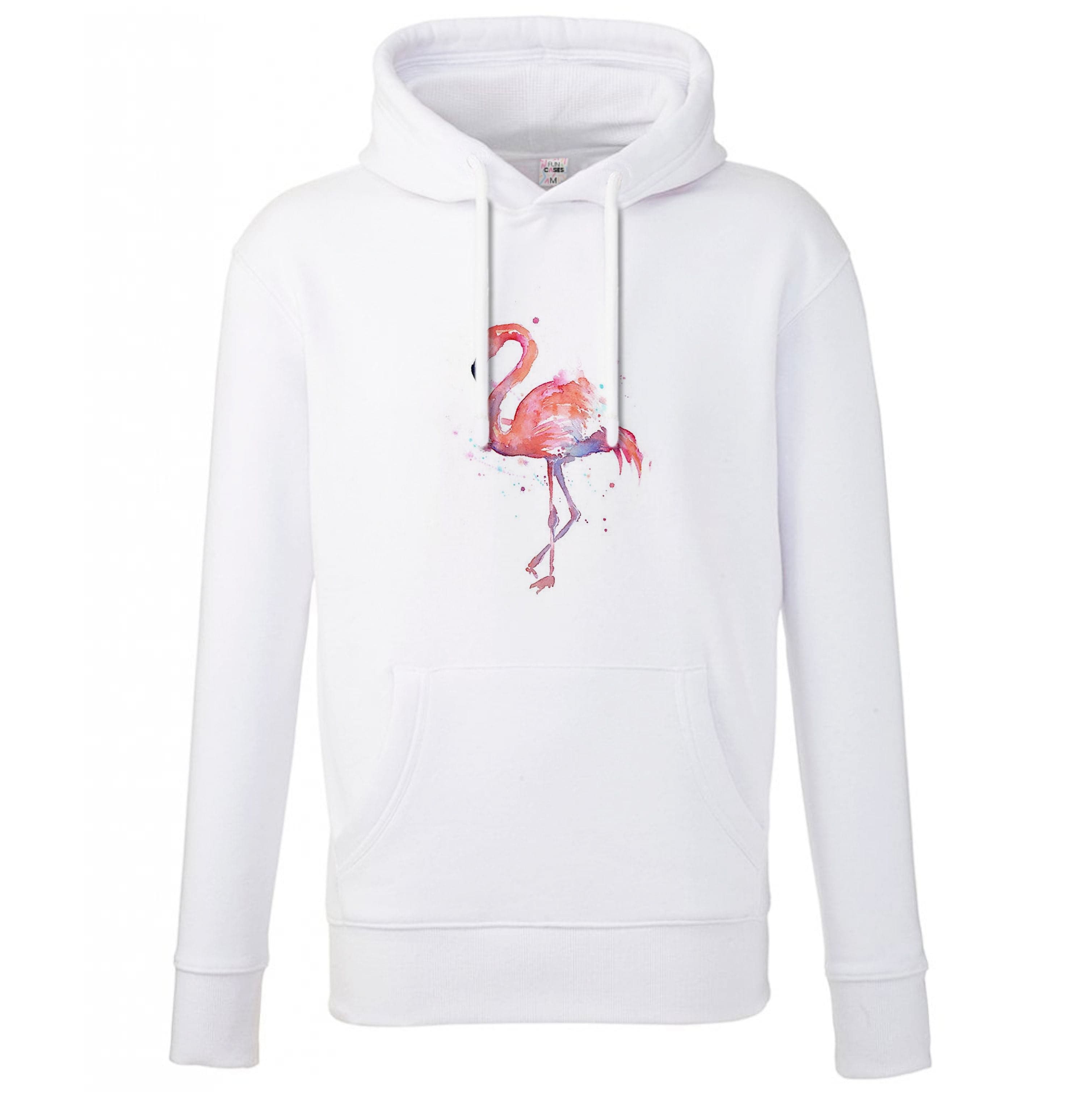 Watercolour Flamingo Painting Hoodie