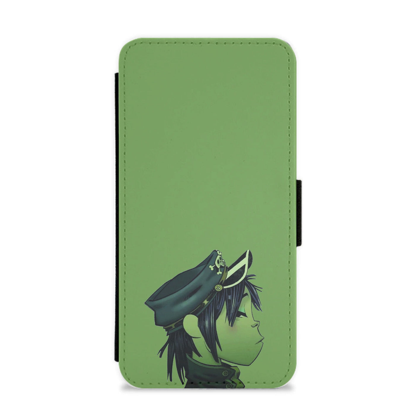 Green 2d - Gorillaz Flip / Wallet Phone Case