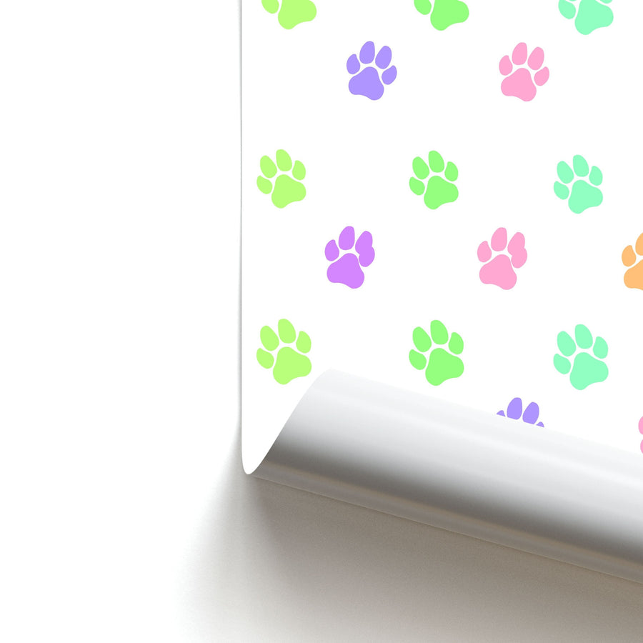Coloured patterns - Dog Patterns Poster