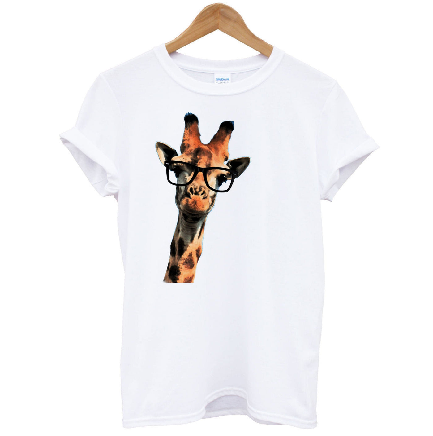Hipster Giraffe Tumblr T-Shirt