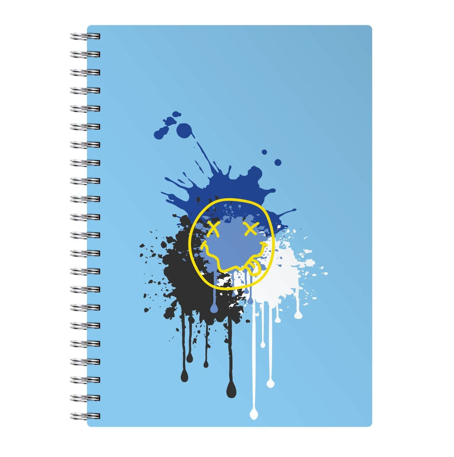Blue Graffiti - Skate Aesthetic  Notebook