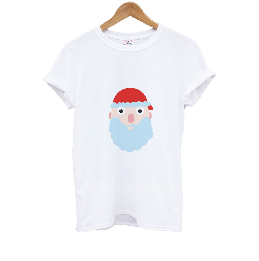 Santa's Face - Christmas Kids T-Shirt