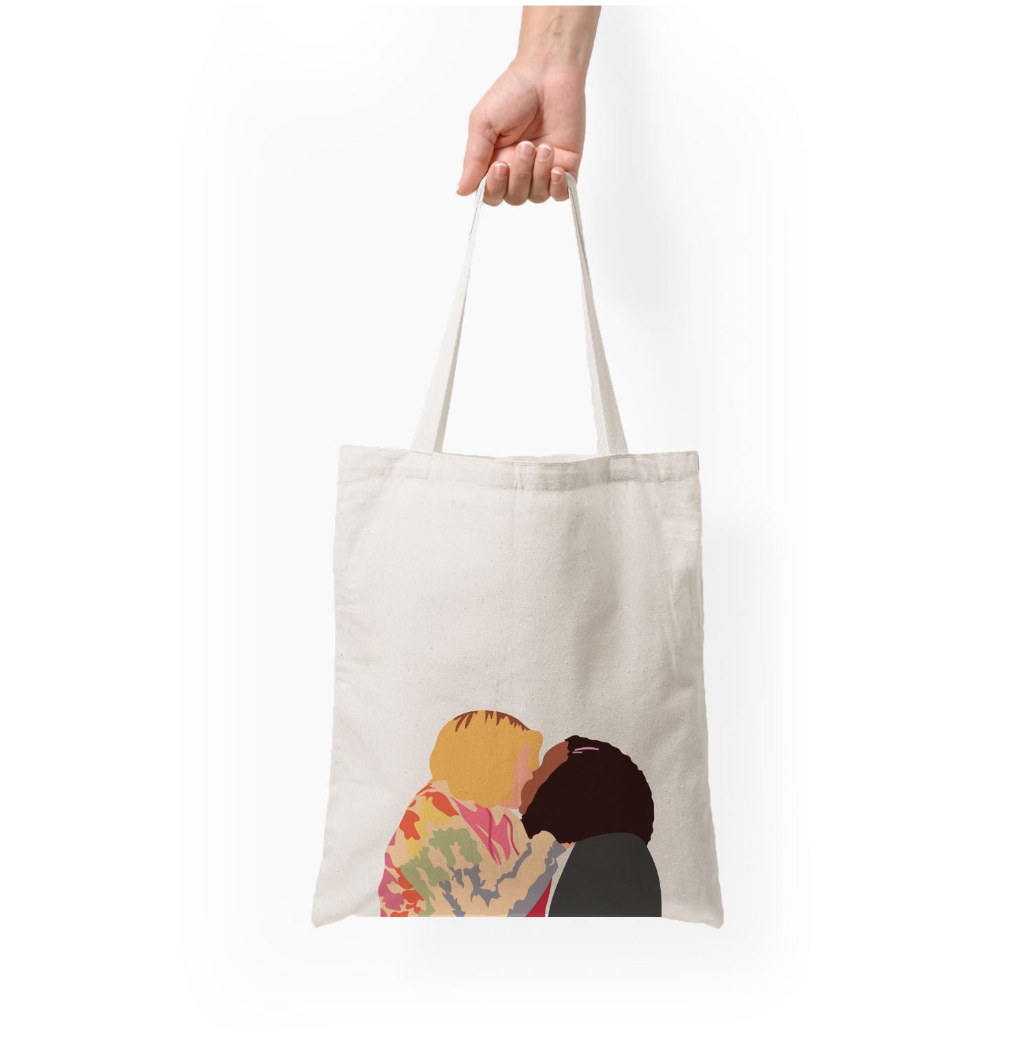 Tara And Darcy - Heart TV Tote Bag