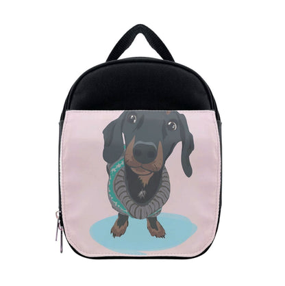 Cartoon Dachshund Lunchbox