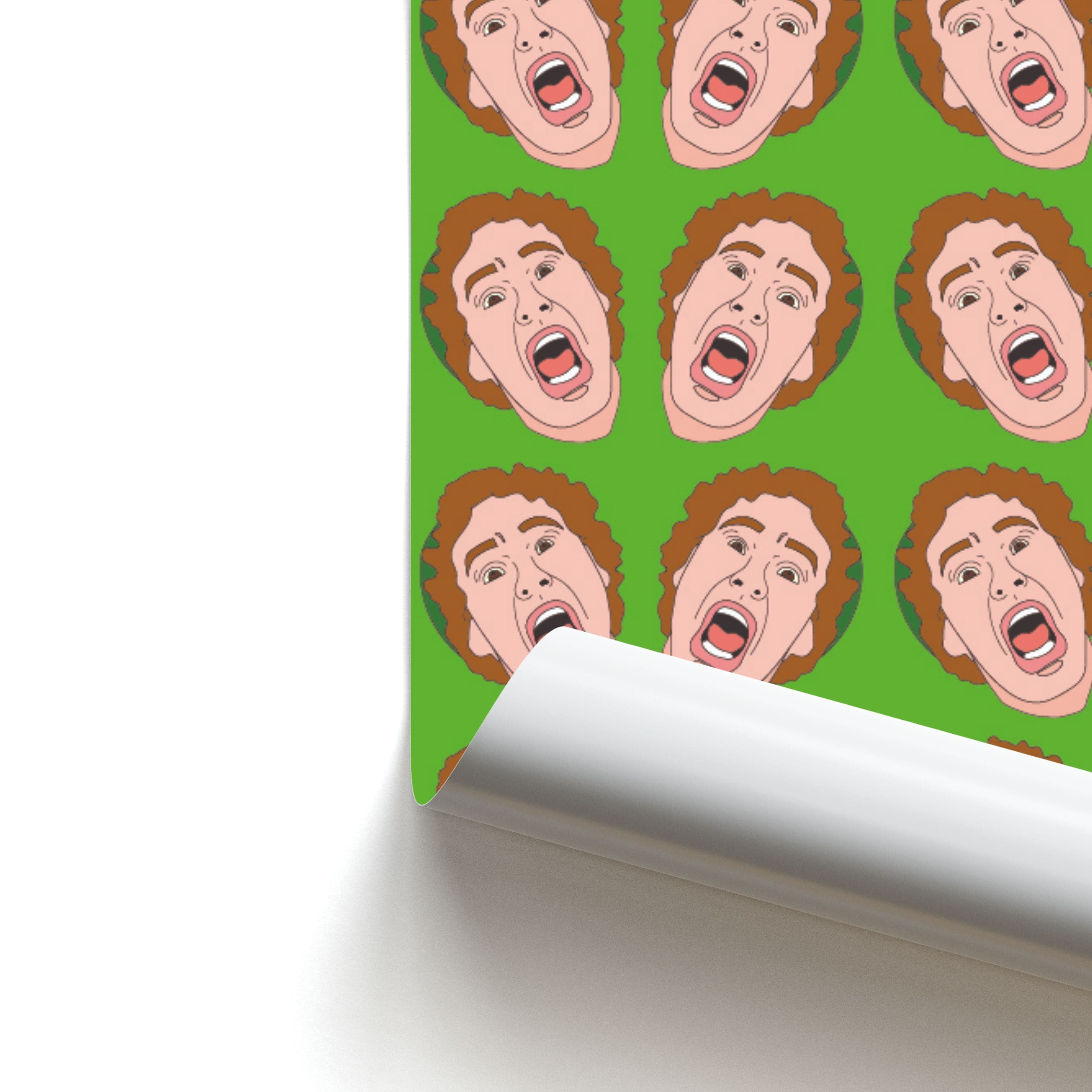 Buddy Face Pattern - Elf Poster