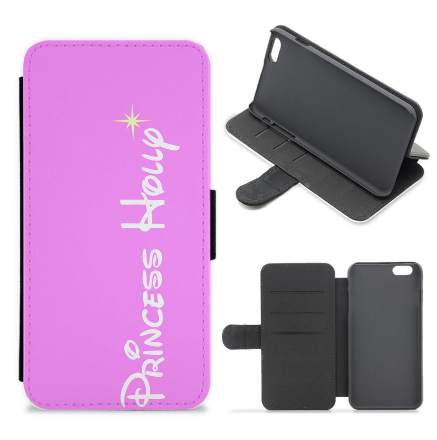 Princess - Personalised Disney  Flip / Wallet Phone Case