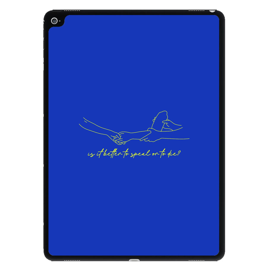 Is It Better To Speak Or To Die? - Call Me By Your Name iPad Case
