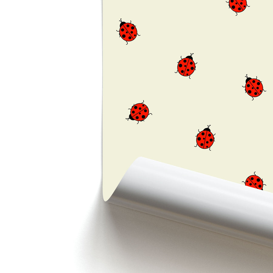 Ladybirds - Spring Patterns Poster