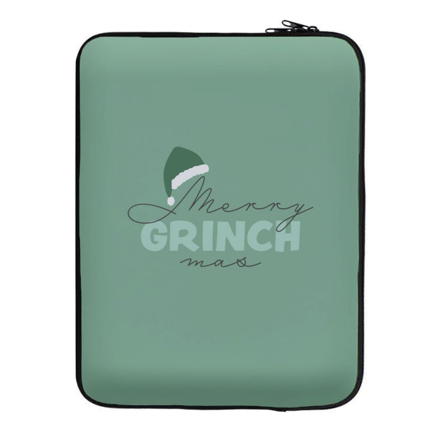 Merry Grinchmas - Grinch Laptop Sleeve