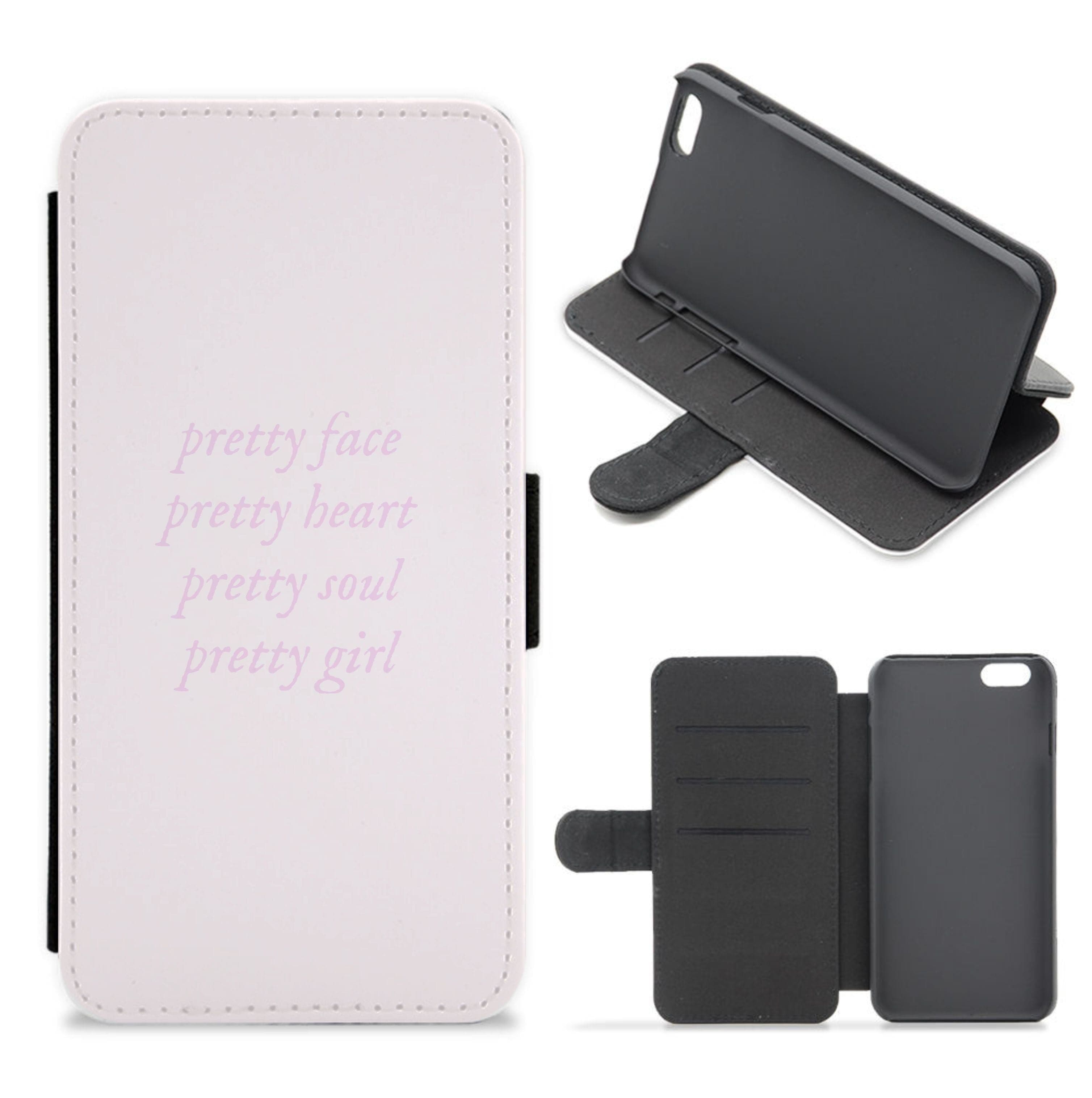 Pretty Girl - Clean Girl Aesthetic Flip / Wallet Phone Case