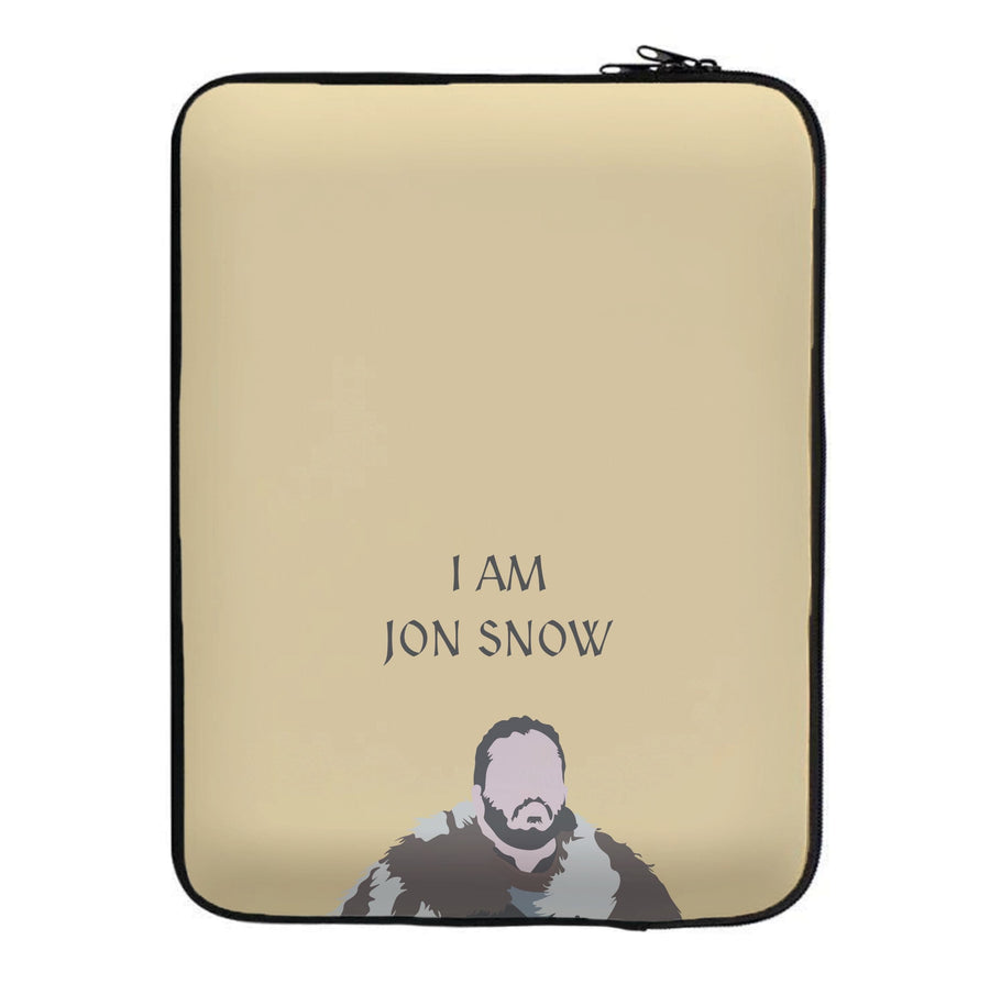 I Am Jon Snow - Game Of Thrones Laptop Sleeve