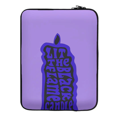 Black Flame Candel - Hocus Halloween Laptop Sleeve