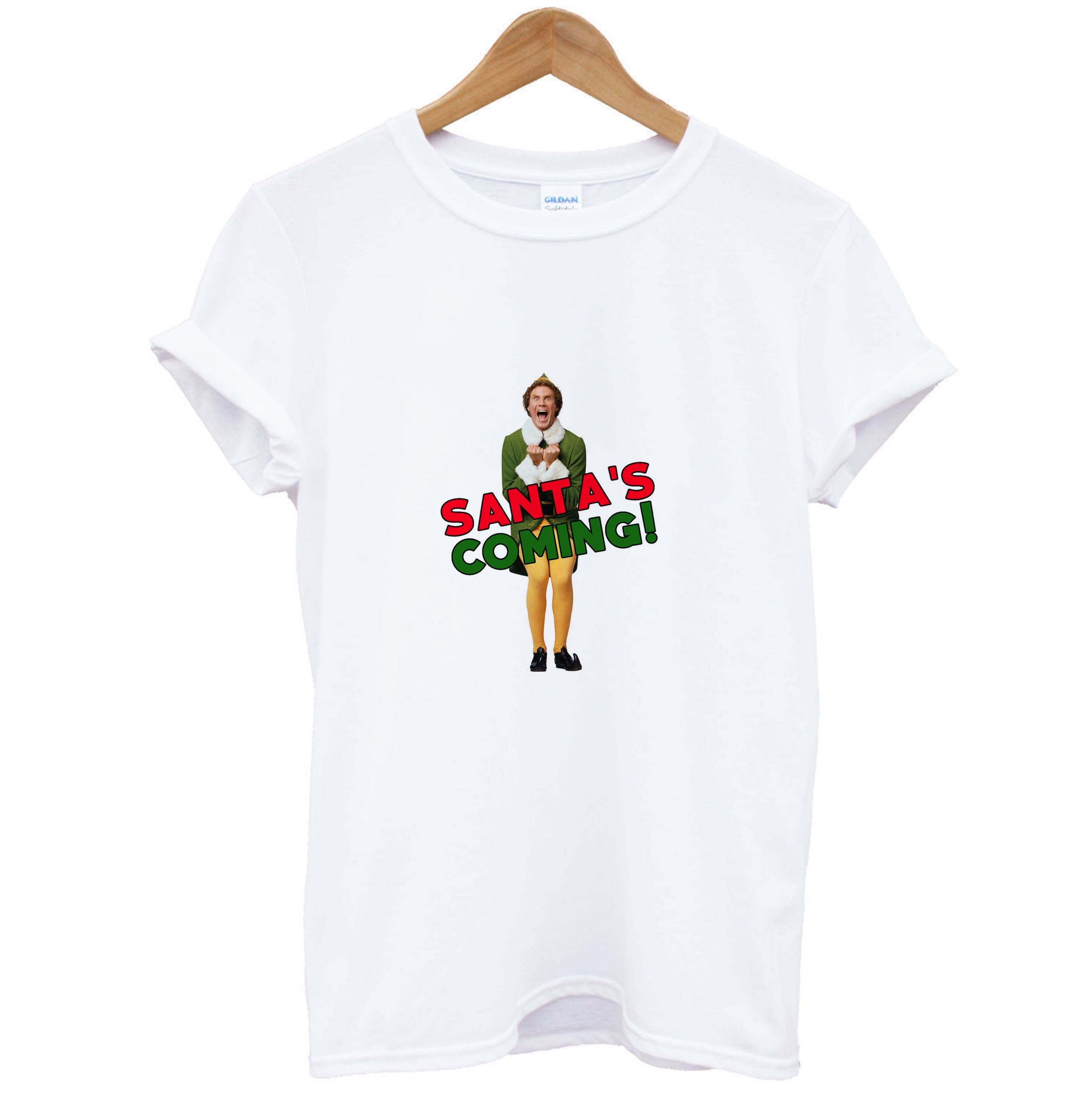 Buddy The Elf - Santa's Coming! T-Shirt