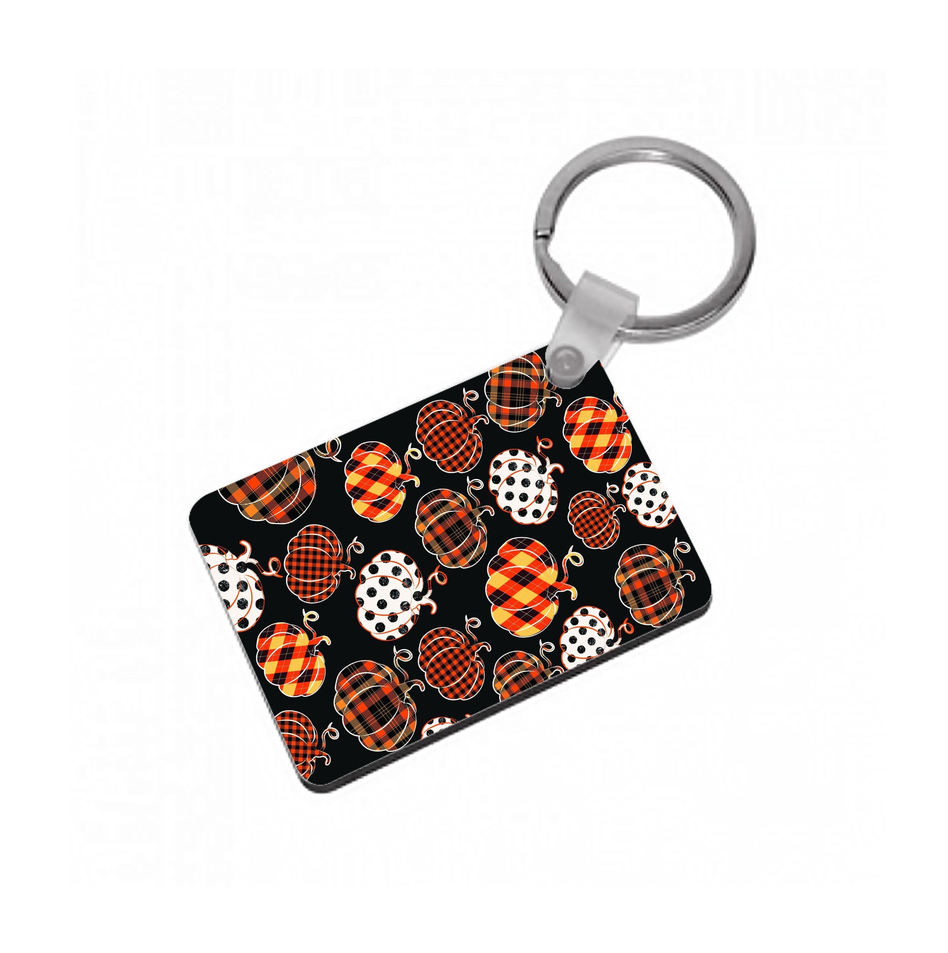 Halloween Pattern 11 Keyring