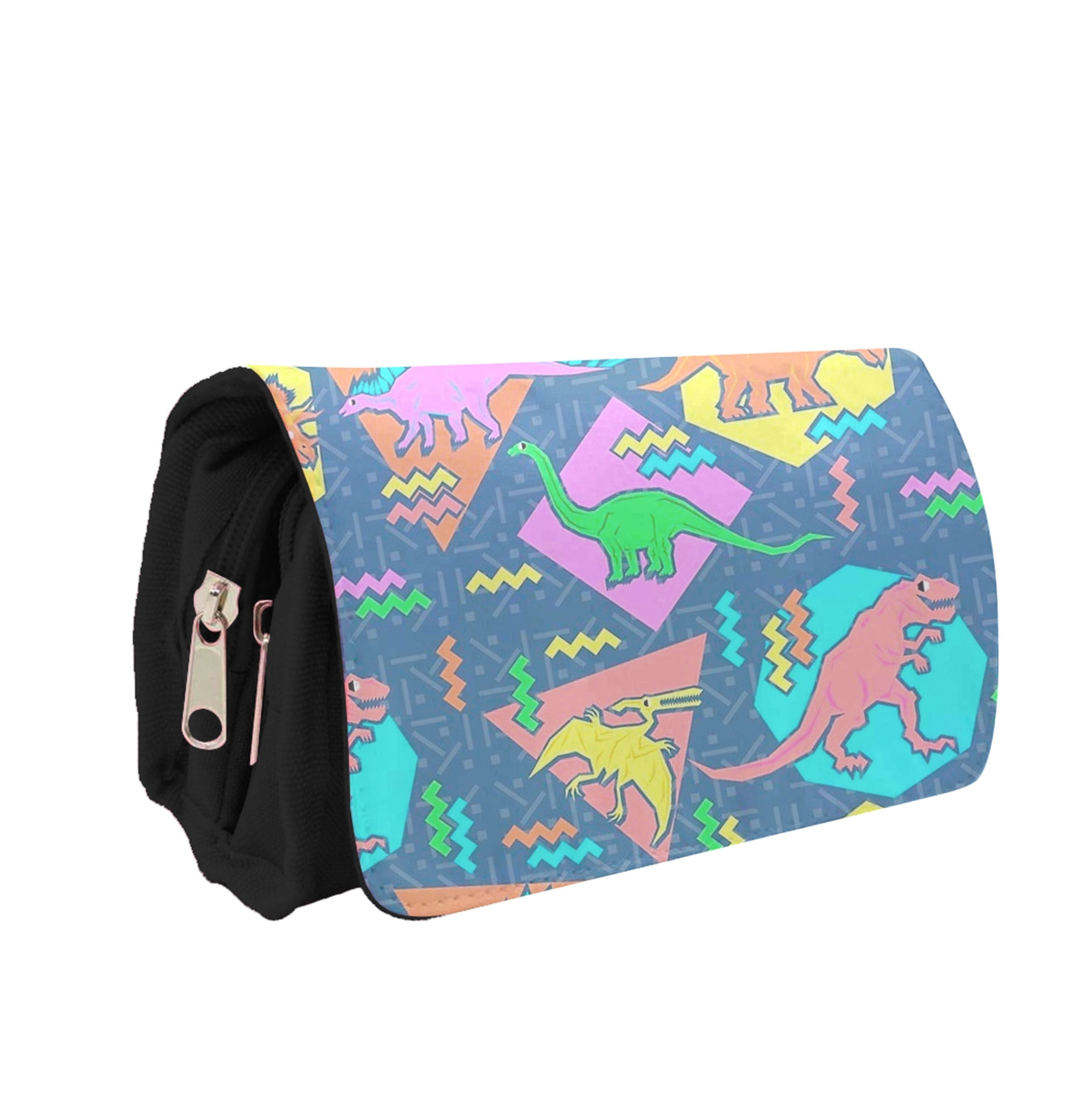 Nineties Dinosaurs Pattern Pencil Case