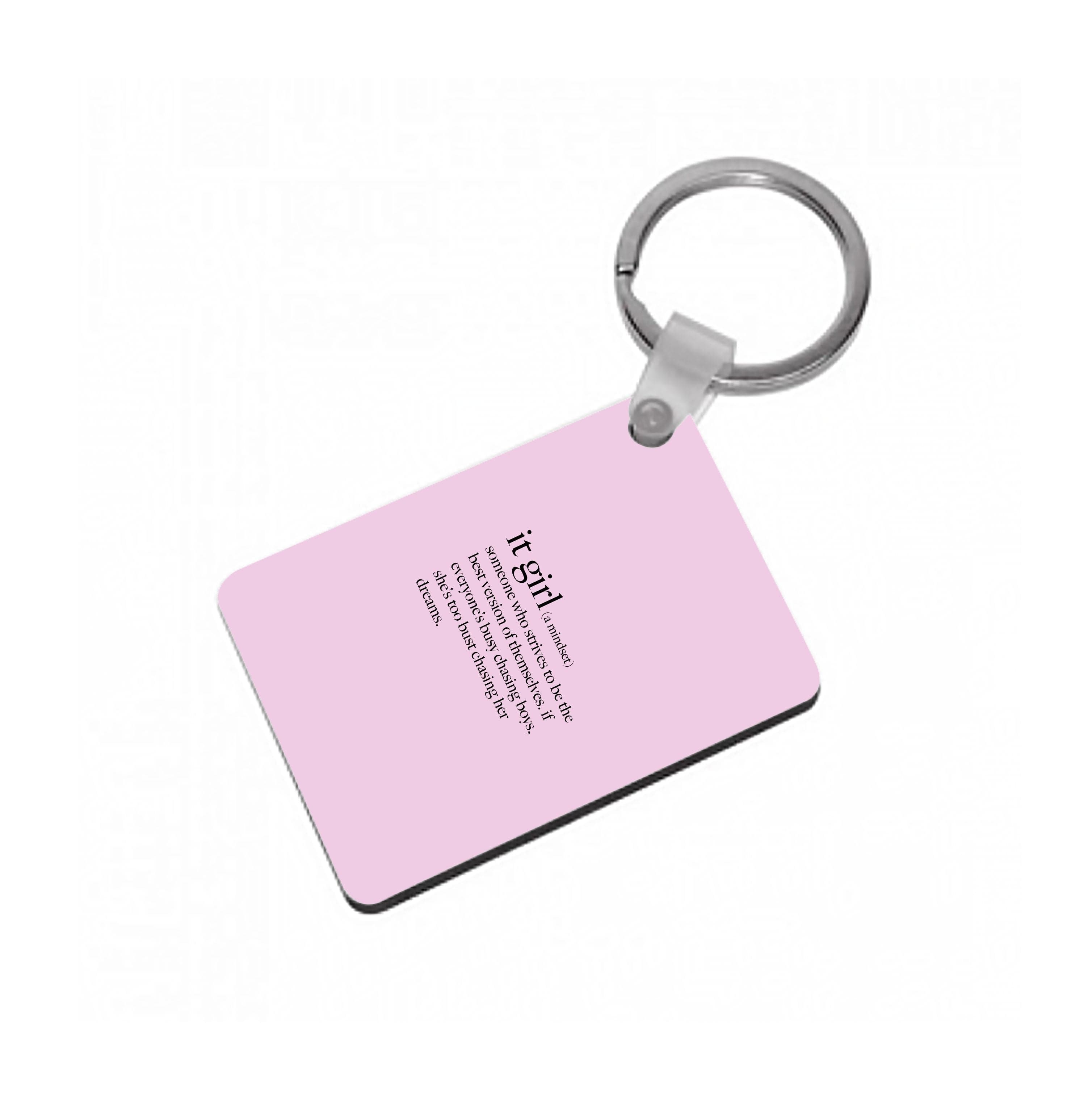 It Girl - Clean Girl Aesthetic Keyring