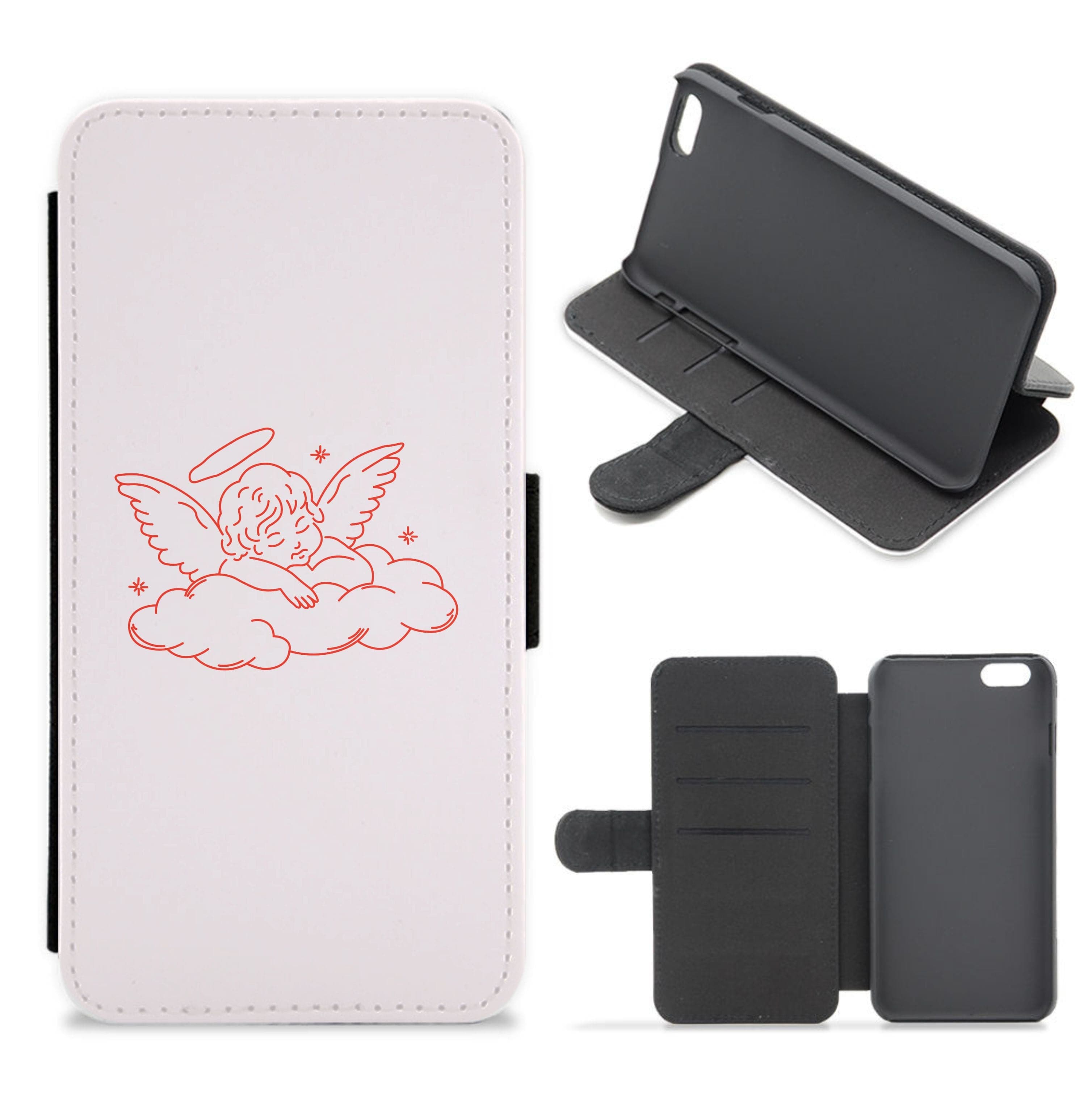 Angel - Clean Girl Aesthetic Flip / Wallet Phone Case