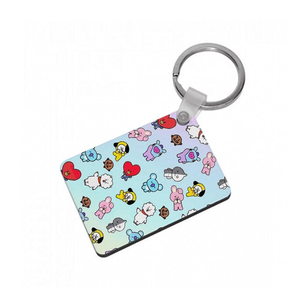 BT21 Collage - BTS Keyring