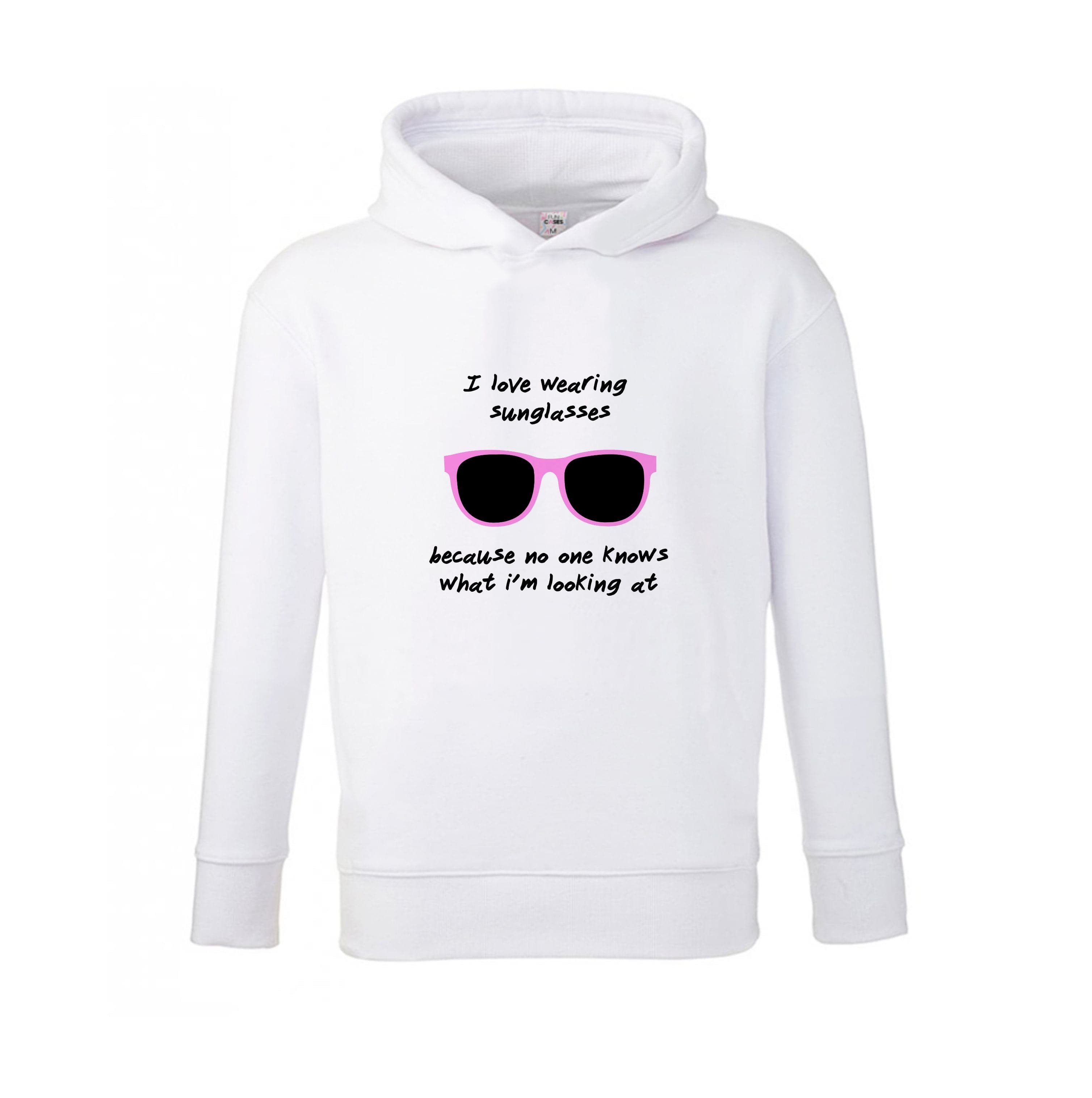 I Love Wearing Sunglasses - Summer Kids Hoodie