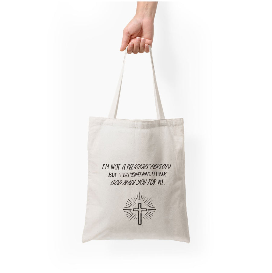I'm Not A Religious Person - Normal People Tote Bag
