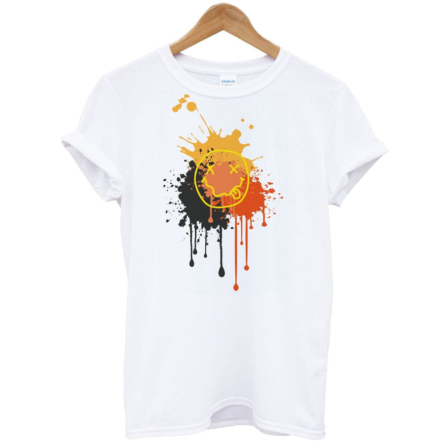 Orange Graffiti - Skate Aesthetic  T-Shirt