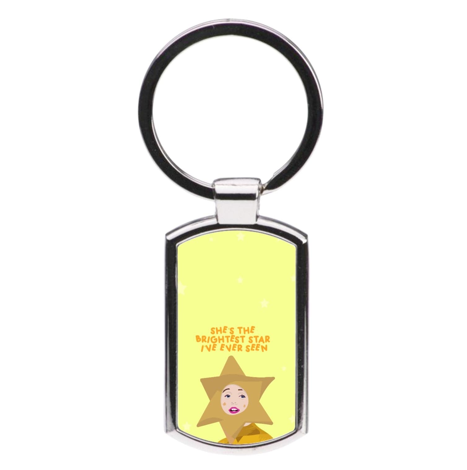 She's The Brightest Star I've Ever Seen - Christmas Luxury Keyring