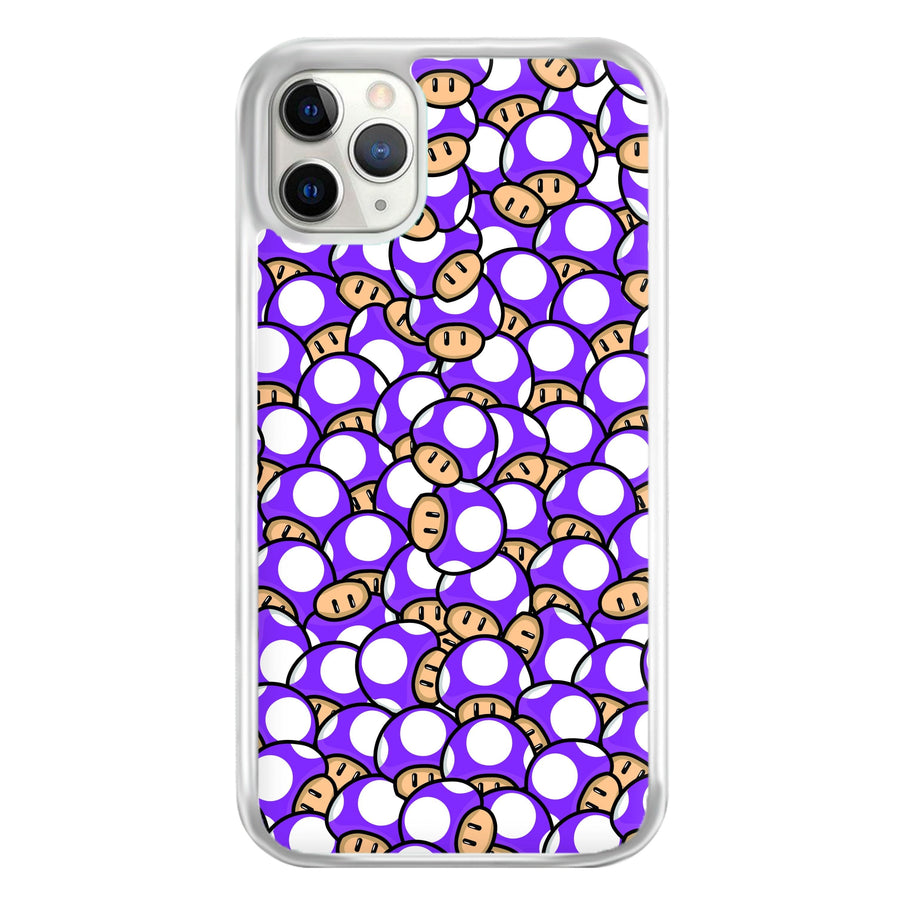 Mushroom Pattern - Purple Phone Case