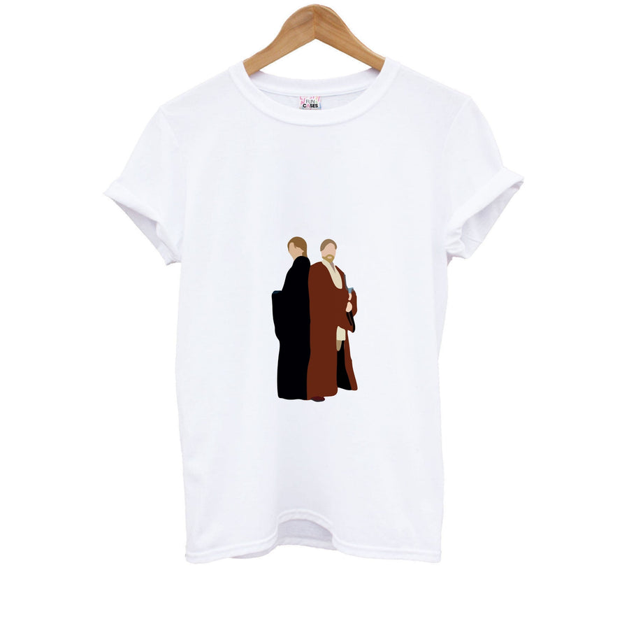 Luke Skywalker And Obi-Wan Kenobi - Star Wars Kids T-Shirt