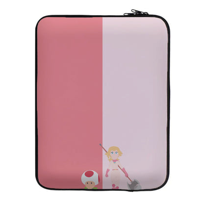 Toad And Peach Laptop Sleeve