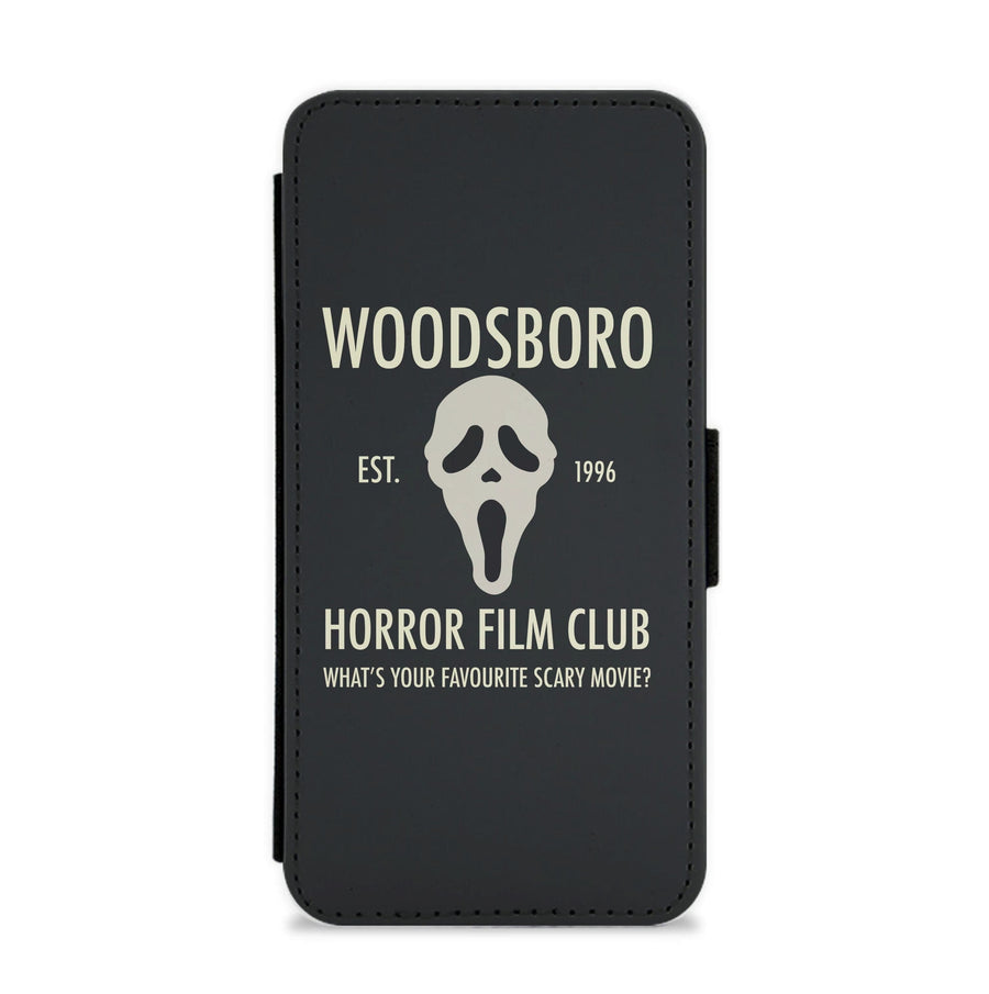 Woodsboro Horror Film Club - Scream Flip / Wallet Phone Case
