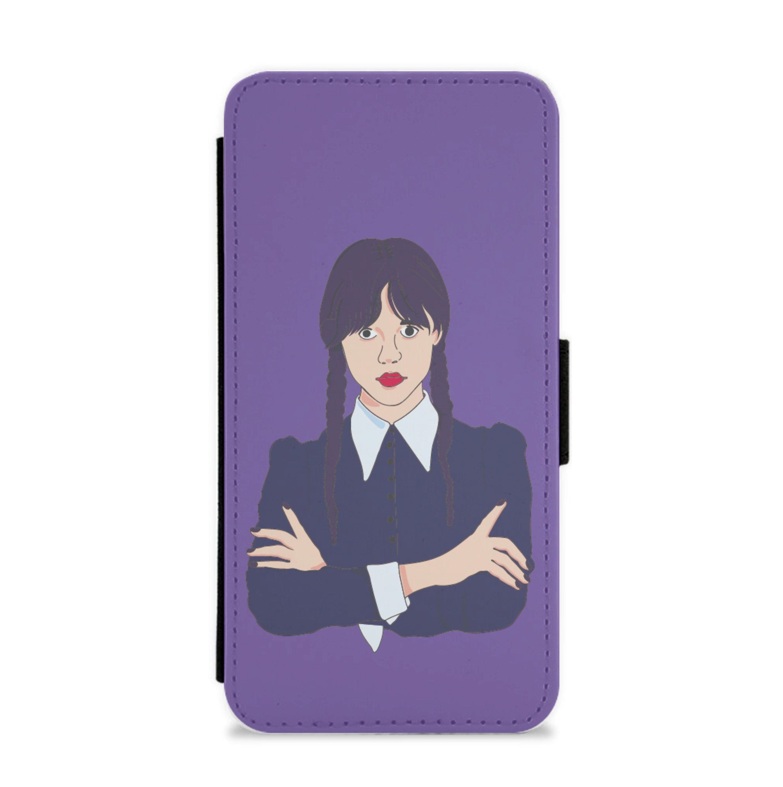 Wednesday Addams Wednesday Flip / Wallet Phone Case