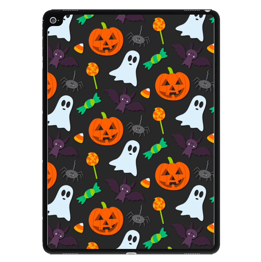 Colourful Halloween Pattern iPad Case