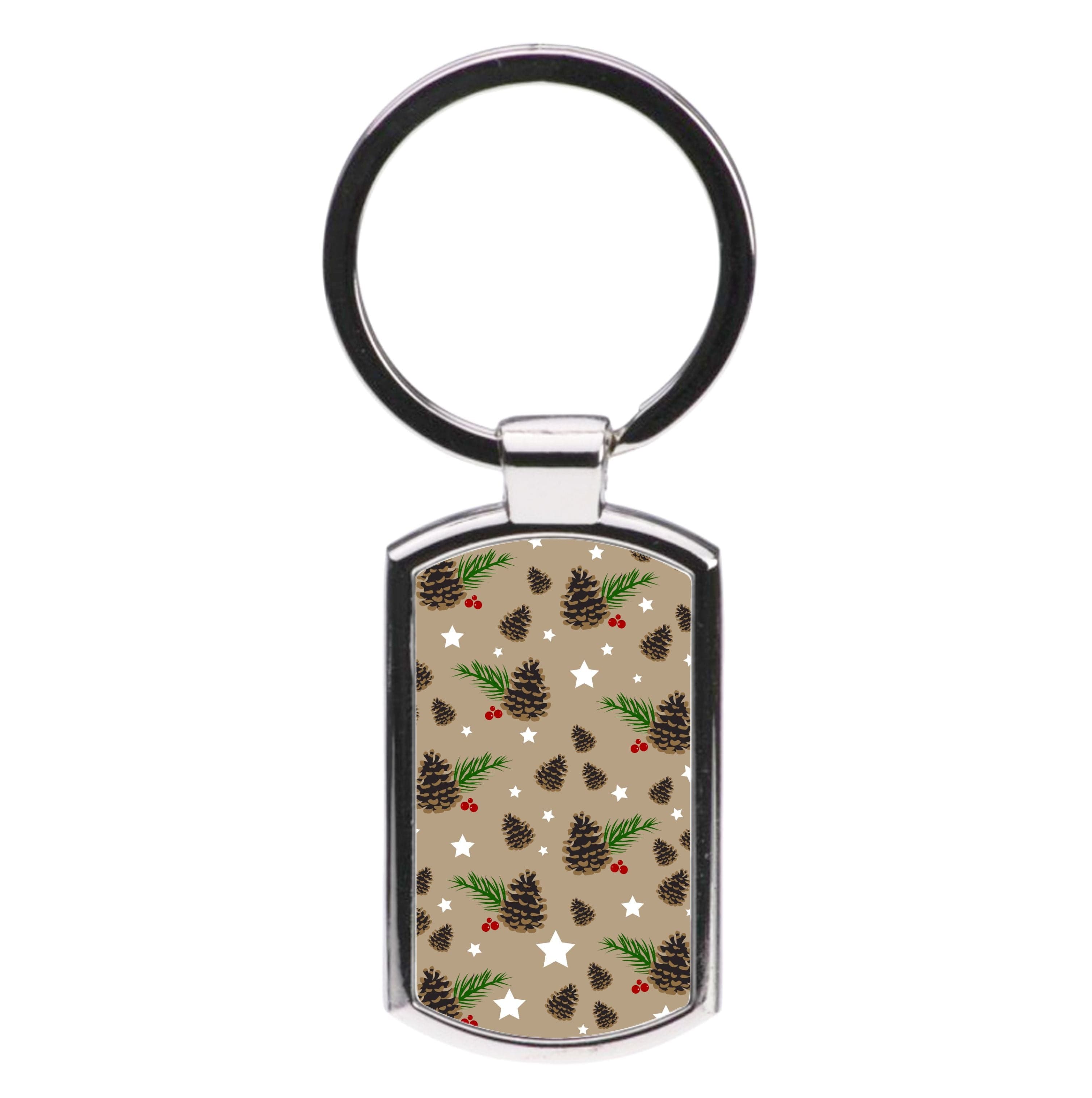 Acorn - Christmas Patterns Luxury Keyring