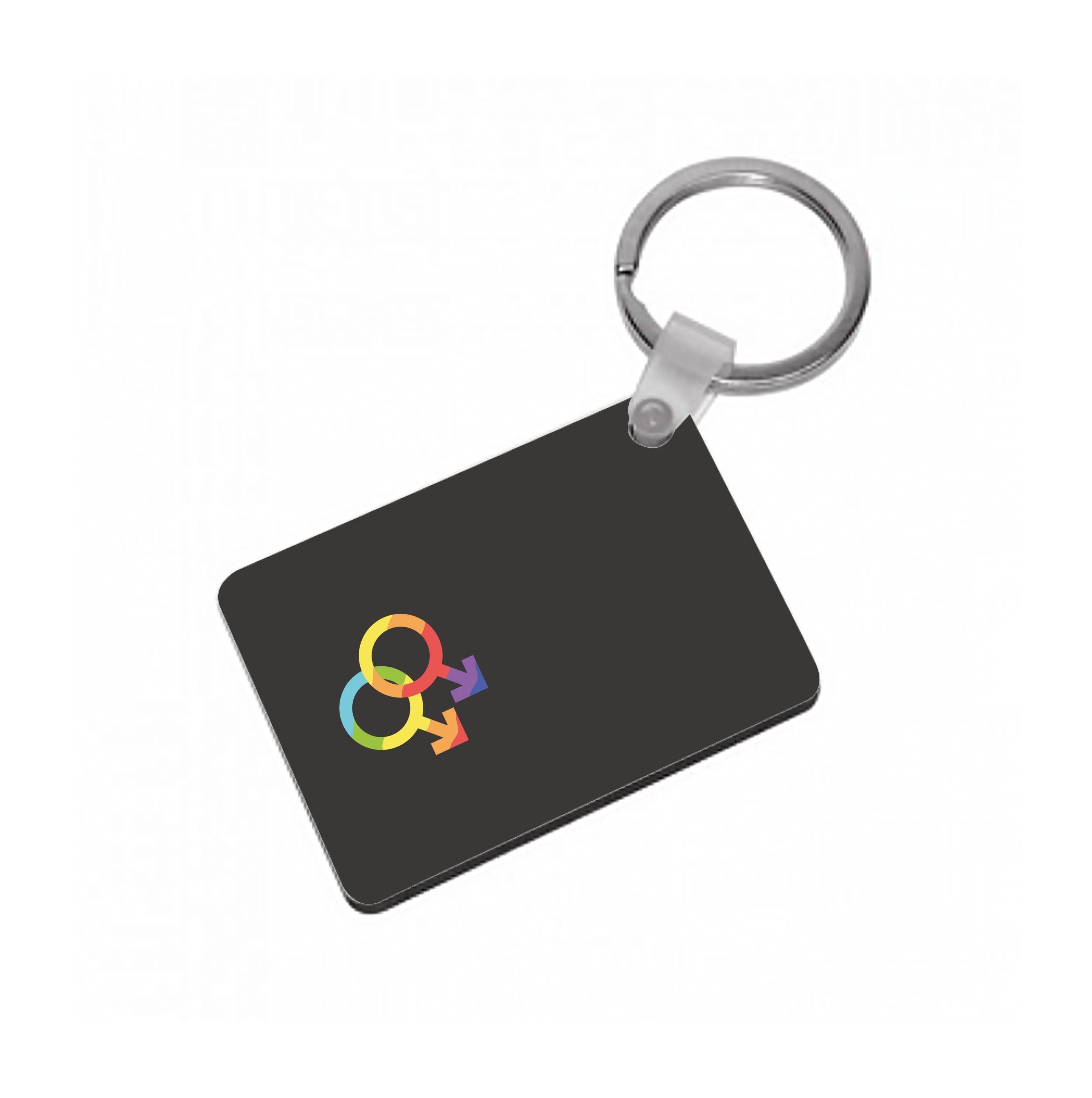 Gender Symbol Male - Pride Keyring