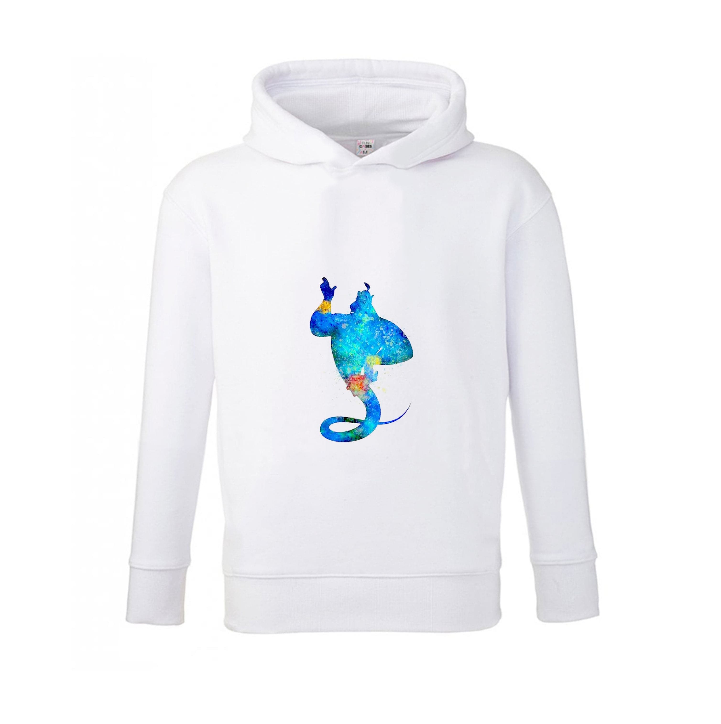 Watercolour Aladdin Fairytale Kids Hoodie