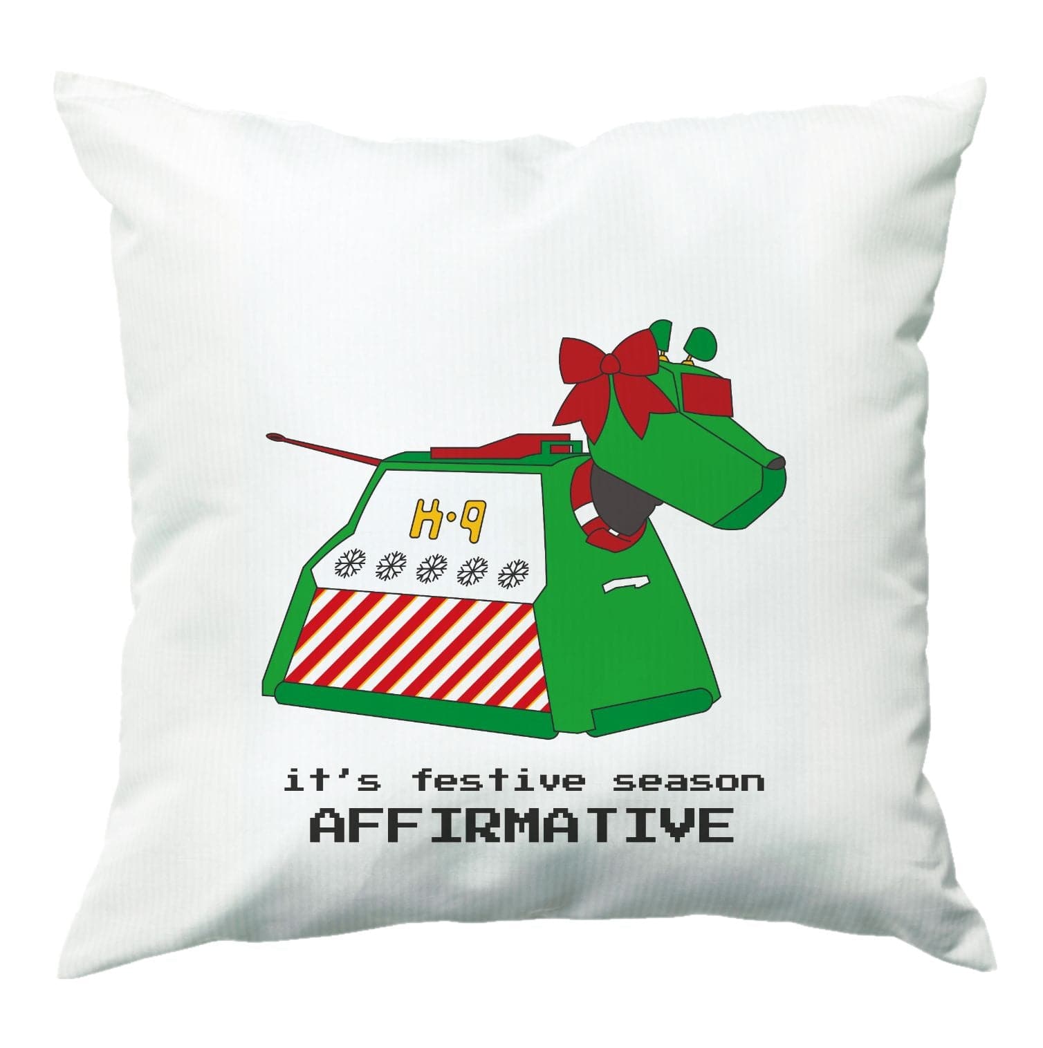 K9 Festive Season - Doctor Who Cushion