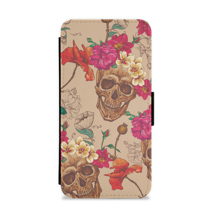 Calavera - Halloween Flip / Wallet Phone Case