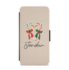 Personalised Christmas Wallet Phone Cases