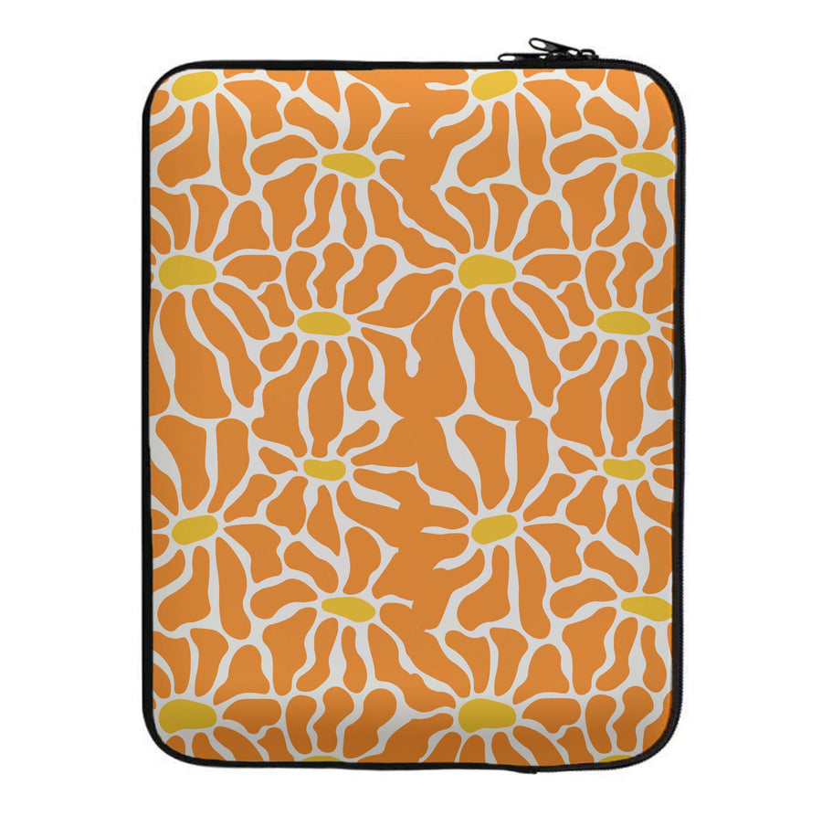 Orange Flowers - Summer Laptop Sleeve