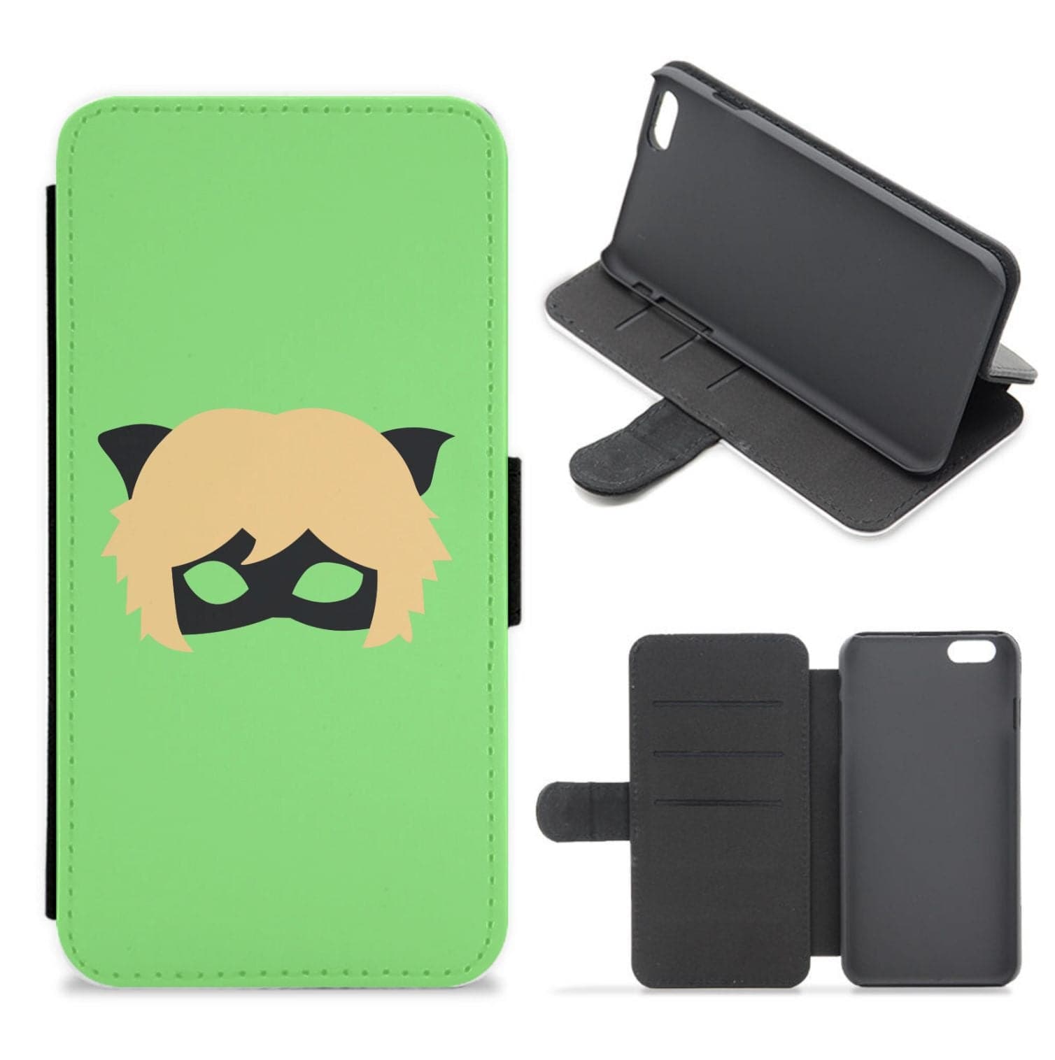 Cat Noir Flip / Wallet Phone Case